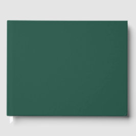 Brunswick Green Solid Color Gastenboek