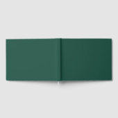 Brunswick Green Solid Color Gastenboek (Volledig)