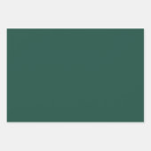 Brunswick Green Solid Color Inpakpapier Vel (Voorkant)