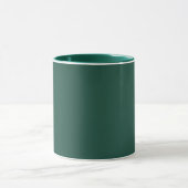 Brunswick green (solid color) mok (Midden)