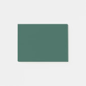 Brunswick Green Solid Color Post-it® Notes (Voorkant)