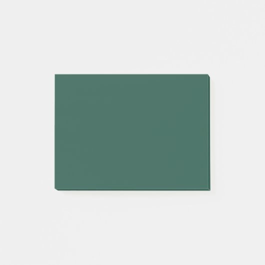 Brunswick Green Solid Color Post-it® Notes (Voorkant)