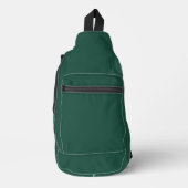 Brunswick Green Solid Color Sling Bag (Voorkant)