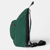 Brunswick Green Solid Color Sling Bag (Rechts)