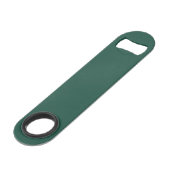 Brunswick Green Solid Color Speed Flessenopener (Voorkant Gekanteld)