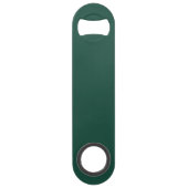 Brunswick Green Solid Color Speed Flessenopener (Achterkant)