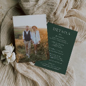 BRUNSWICK Green Wedding Photo Details Kaart