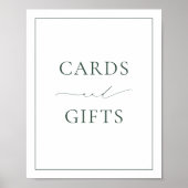 BRUNSWICK Groene Kaarten en geschenken Poster (Voorkant)