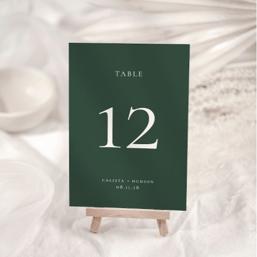 BRUNSWICK Groene tafel Nummer Kaart