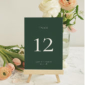 BRUNSWICK Groene tafel Nummer Kaart