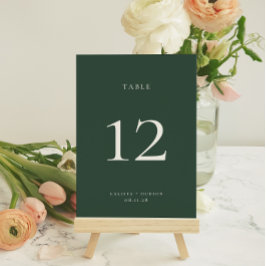 BRUNSWICK Groene tafel Nummer Kaart