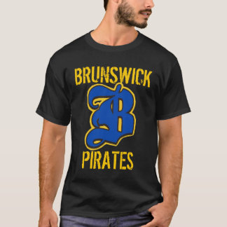 Brunswick High Pirates Georgia Black Versie T-shirt