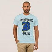 Brunswick High Pirates Georgia T-shirt (Voorkant volledig)