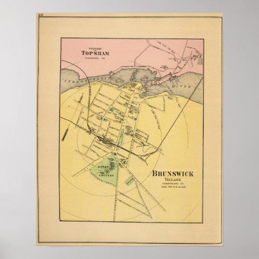 Brunswick, Topsham 2 Poster (Voorkant)