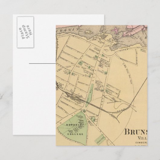 Brunswick, Topsham Briefkaart (Voorkant / Achterkant)