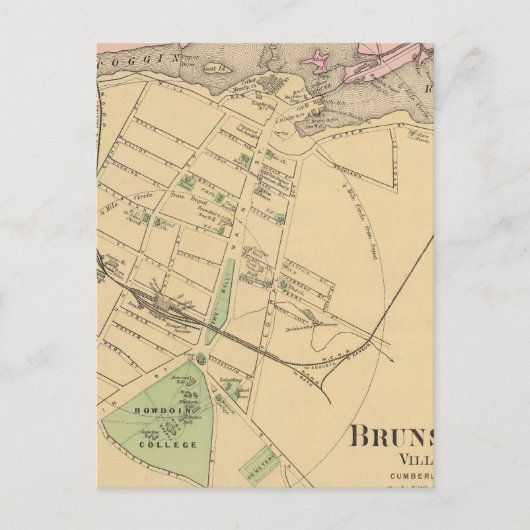 Brunswick, Topsham Briefkaart (Voorkant)