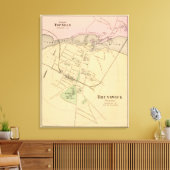 Brunswick, Topsham Canvas Afdruk (Insitu (Woonkamer))