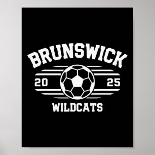 Brunswick Wildcats Voetbal Byll 2025 Poster