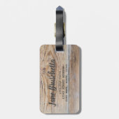 Bruschetta Antipasti met bonen en arugula, Bagagelabel (Achterkant verticaal)