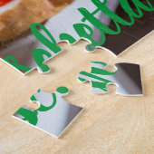 Bruschetta Antipasti met bonen en arugula, Legpuzzel (Zijkant)