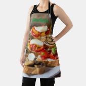 Bruschetta Antipasti met bonen en arugula, Schort (Insitu)