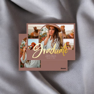 Brush Calligraphy 6 Arch Photo Afstuderen Folie Feestdagen Briefkaart