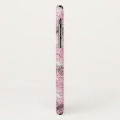 Brush cherry lelie-pilly bloemenroze iphone case (Achterkant/links)