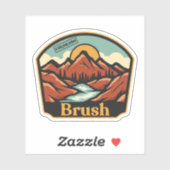 Brush, Colorado Sticker (Vel)