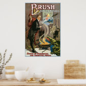 Brush ~ King of Wizards Magic Act Poster (Keuken)