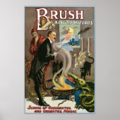 Brush ~ King of Wizards Magic Act Poster (Voorkant)