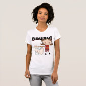 BRUSH - meisje met tatoeages en cadeautjes T-shirt (Voorkant volledig)
