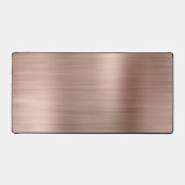 Brush Metallic Roos Gold Desk Mat (Voorkant)