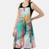 Brush painting. Artistic canvas mix unique form. O Schort (Insitu)