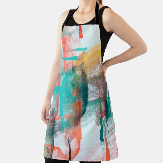 Brush painting. Artistic canvas mix unique form. O Schort (Insitu)