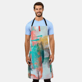 Brush painting. Artistic canvas mix unique form. O Schort (Gedragen)