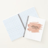 Brush Roos Notitieboek (Binnen)