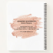 Brush Roos Notitieboek (Achterkant)