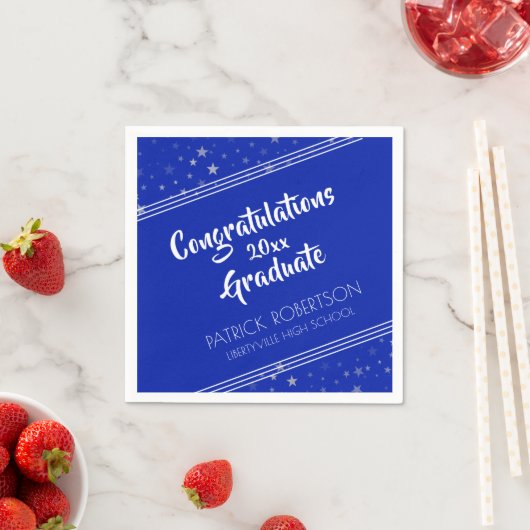 Brush Script | Editable Royal Blue | AFSTUDEREN Servet (Insitu)