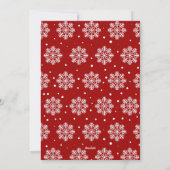 Brush Script Prettig & Getrouwd Koppel Kerstmis Feestdagenkaart (Achterkant)