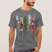 Brush Stroke Christmas Magic Custom T-shirt (Voorkant)