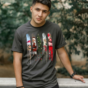 Brush Stroke Christmas Magic Custom T-shirt