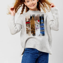 Brush Stroke Feestelijke Kerst Kind T-shirt