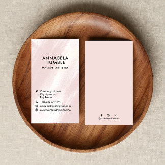 Brush Stroke Texture Modern Business card template Visitekaartje