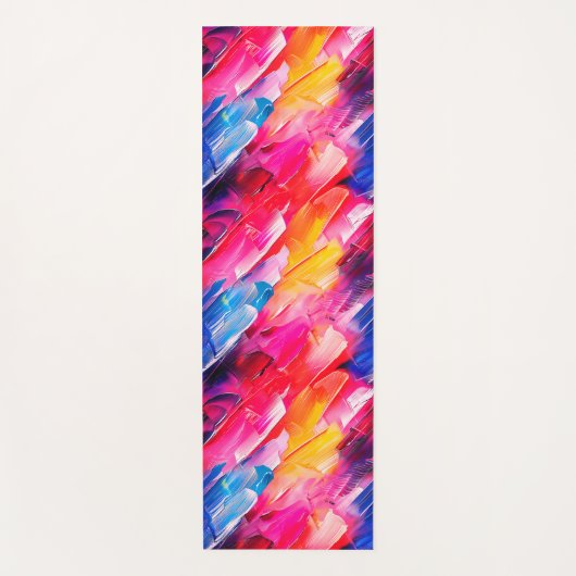 brush strokes 2 pattern yogamat (Voorkant)