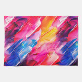 brush strokes pattern 2 theedoek (Horizontaal)