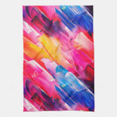 brush strokes pattern 2 theedoek (Verticaal)