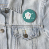 Brush Teeth Dentist Button (In situ)