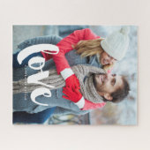 Brush Typografie "Love" Legpuzzel (Horizontaal)