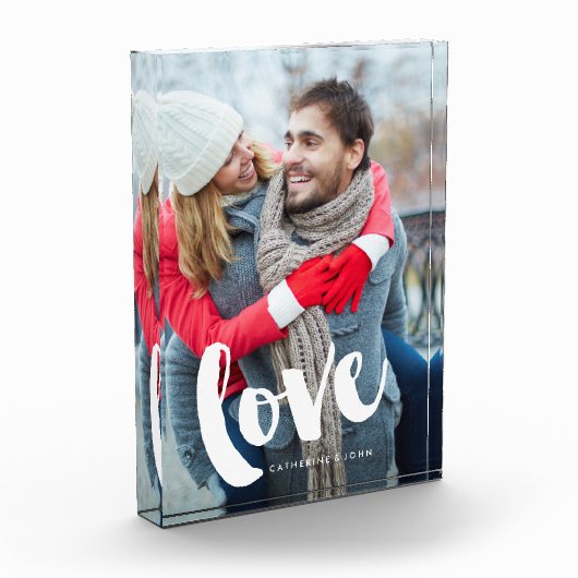 Brush Typography Love Fotoblokken (Links)