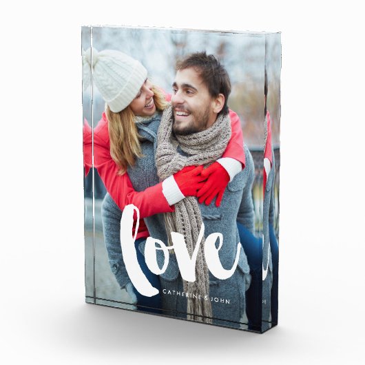 Brush Typography Love Fotoblokken (Rechts)